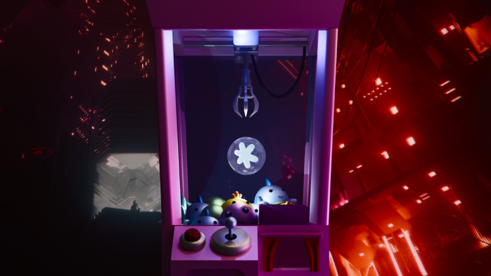 Follow the Light 3D claw machine promo visual